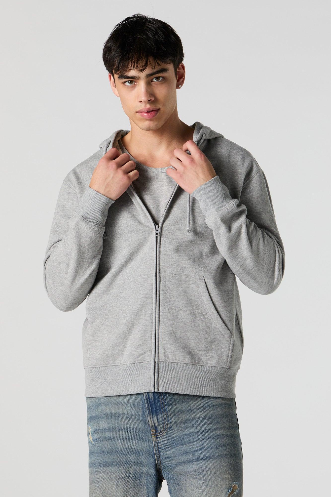 Fleece Zip-Up Hoodie Male product image