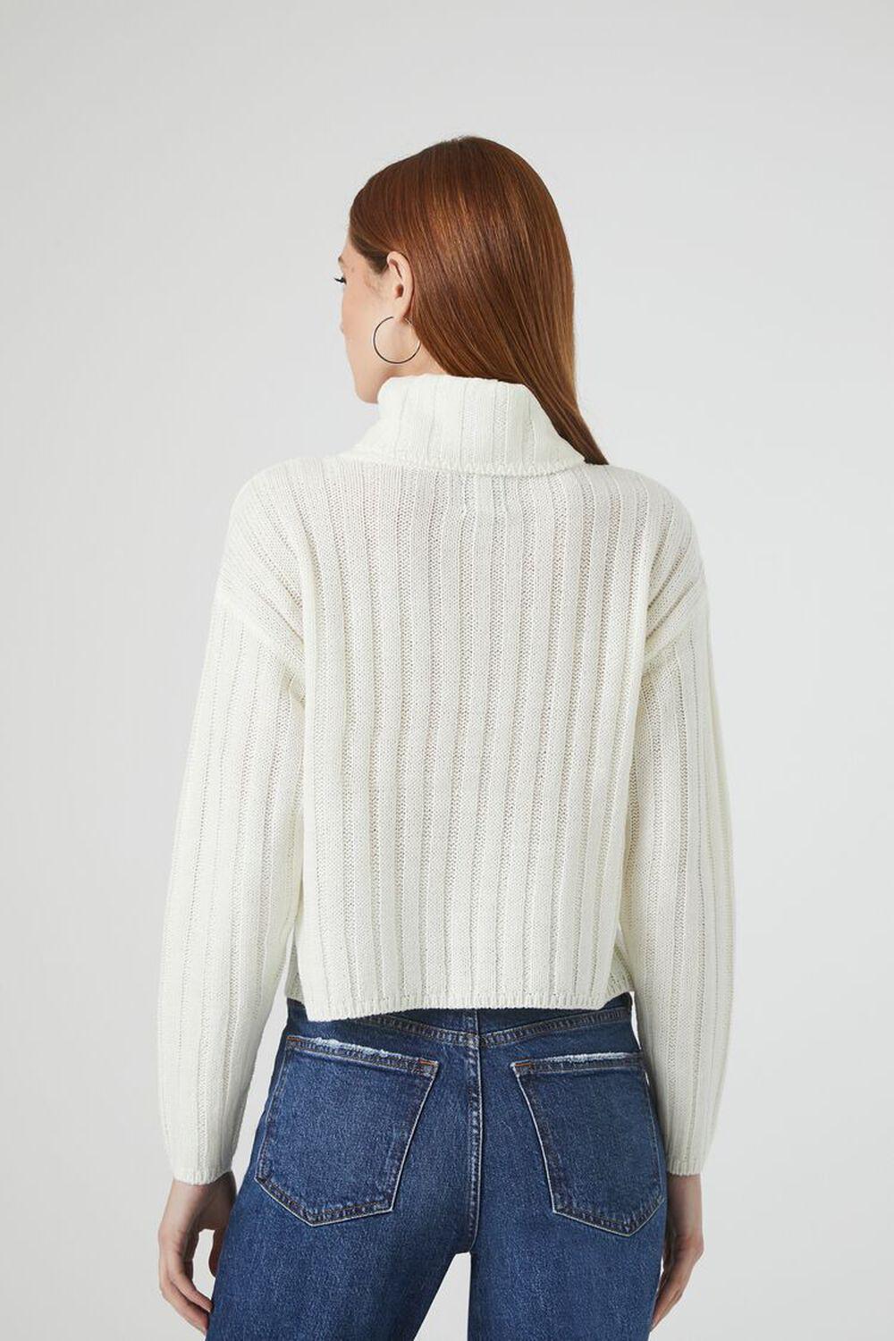 Turtleneck Ribbed Knit Sweater | Forever 21 Product Image