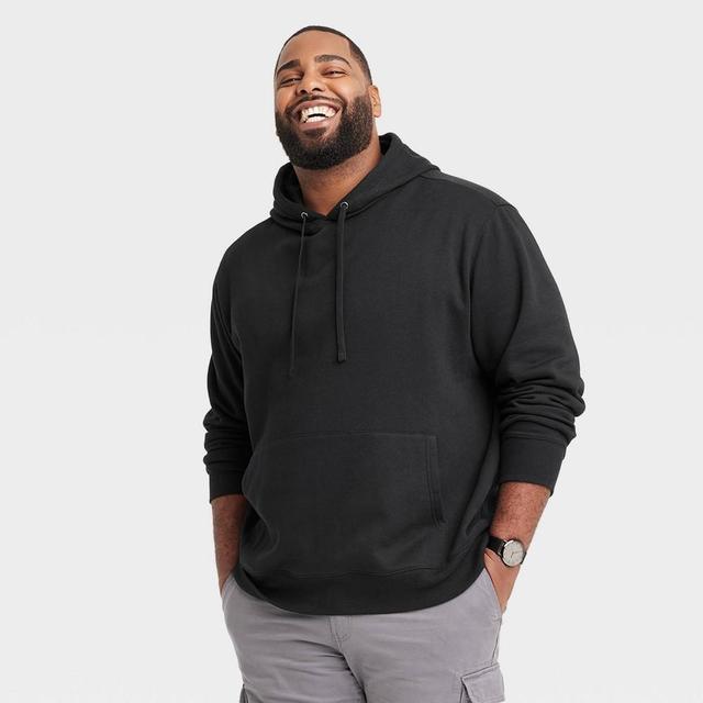 Mens Big & Tall Hooded Sweatshirt - Goodfellow & Co Cement 3XL Product Image