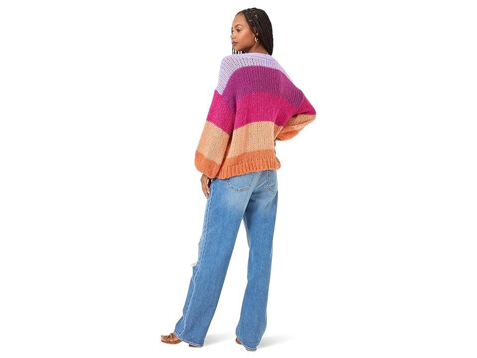 L*Space Lido Cardigan (Dreaming of Miami) Women's Clothing Product Image