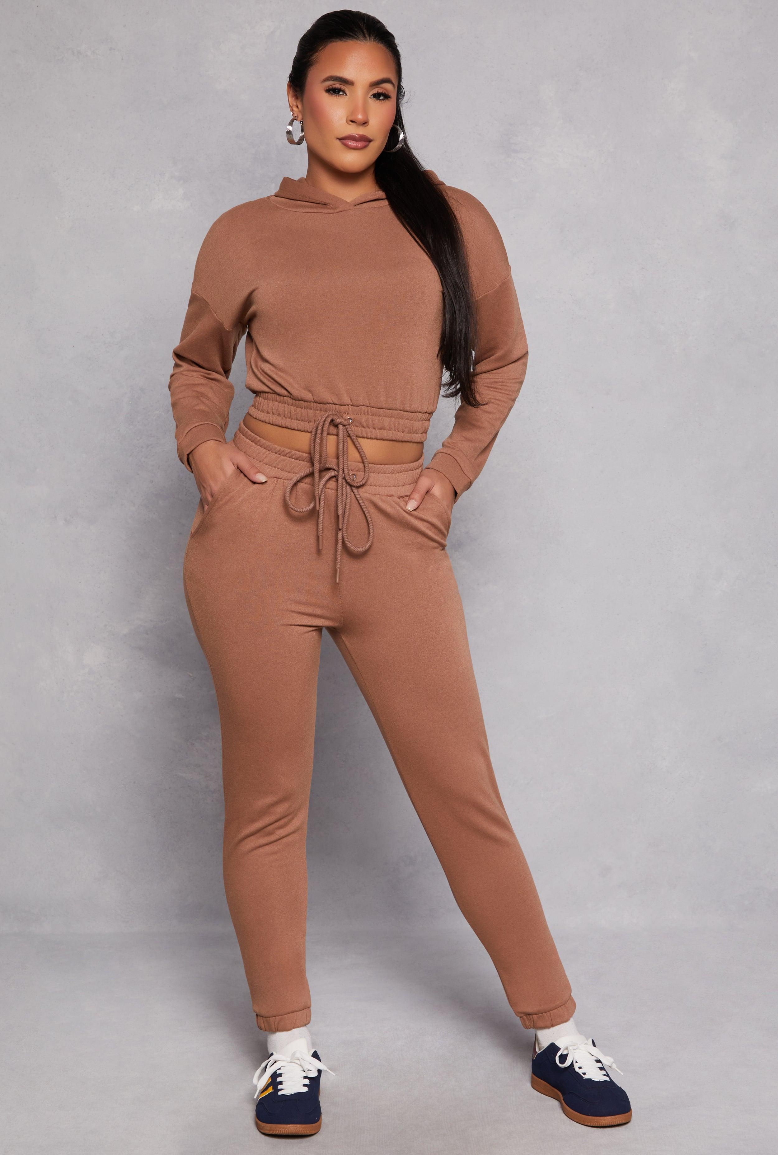 Womens Iris Basic Fleece Drawstring Sweatpants Product Image