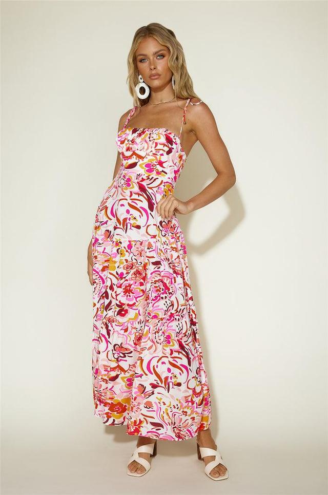 Dinner Date Maxi Dress Floral Product Image