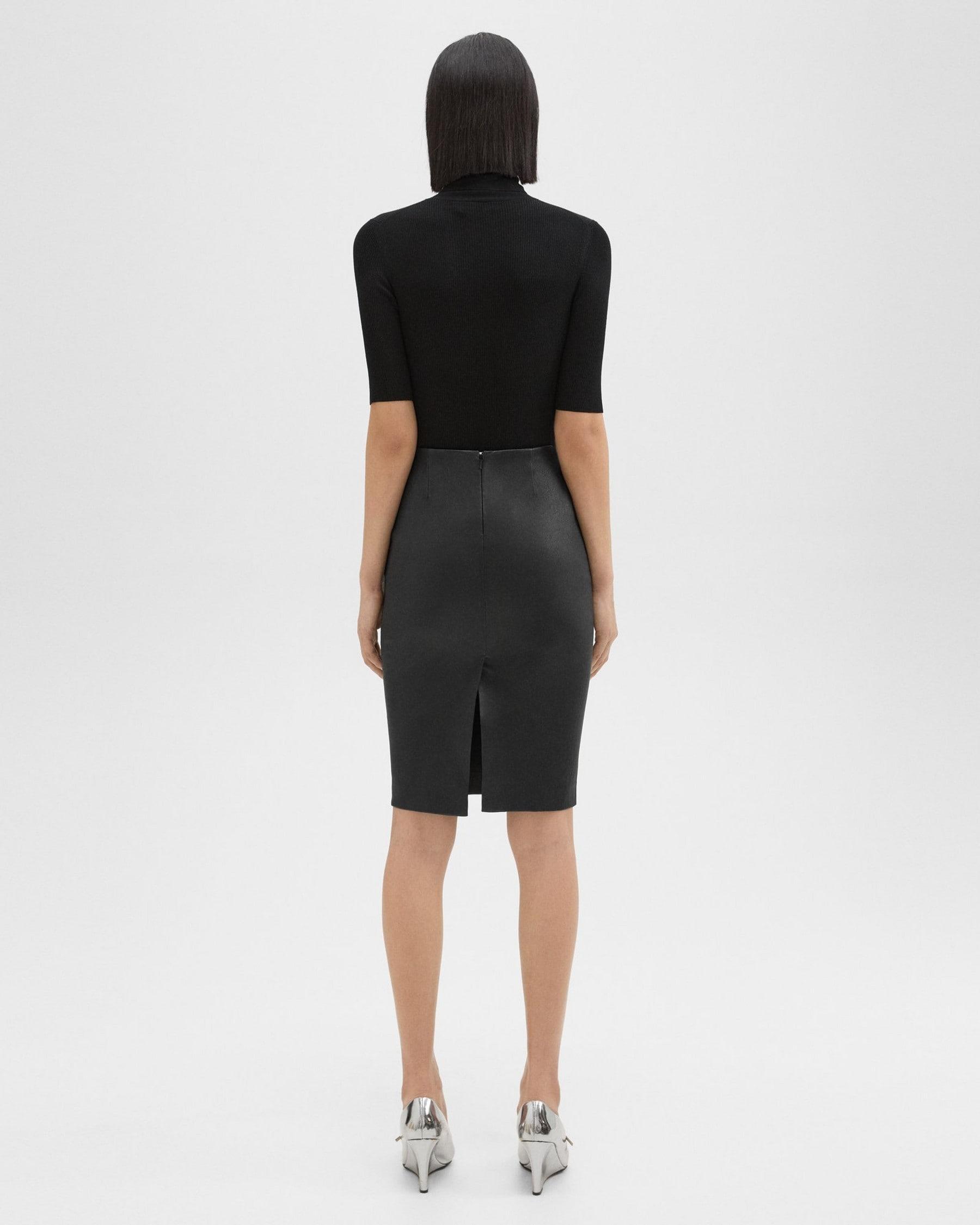 Pencil Skirt in Leather Product Image