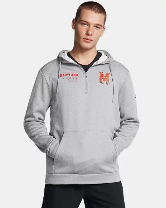 Mens Armour Fleece Collegiate  Zip Hoodie Product Image