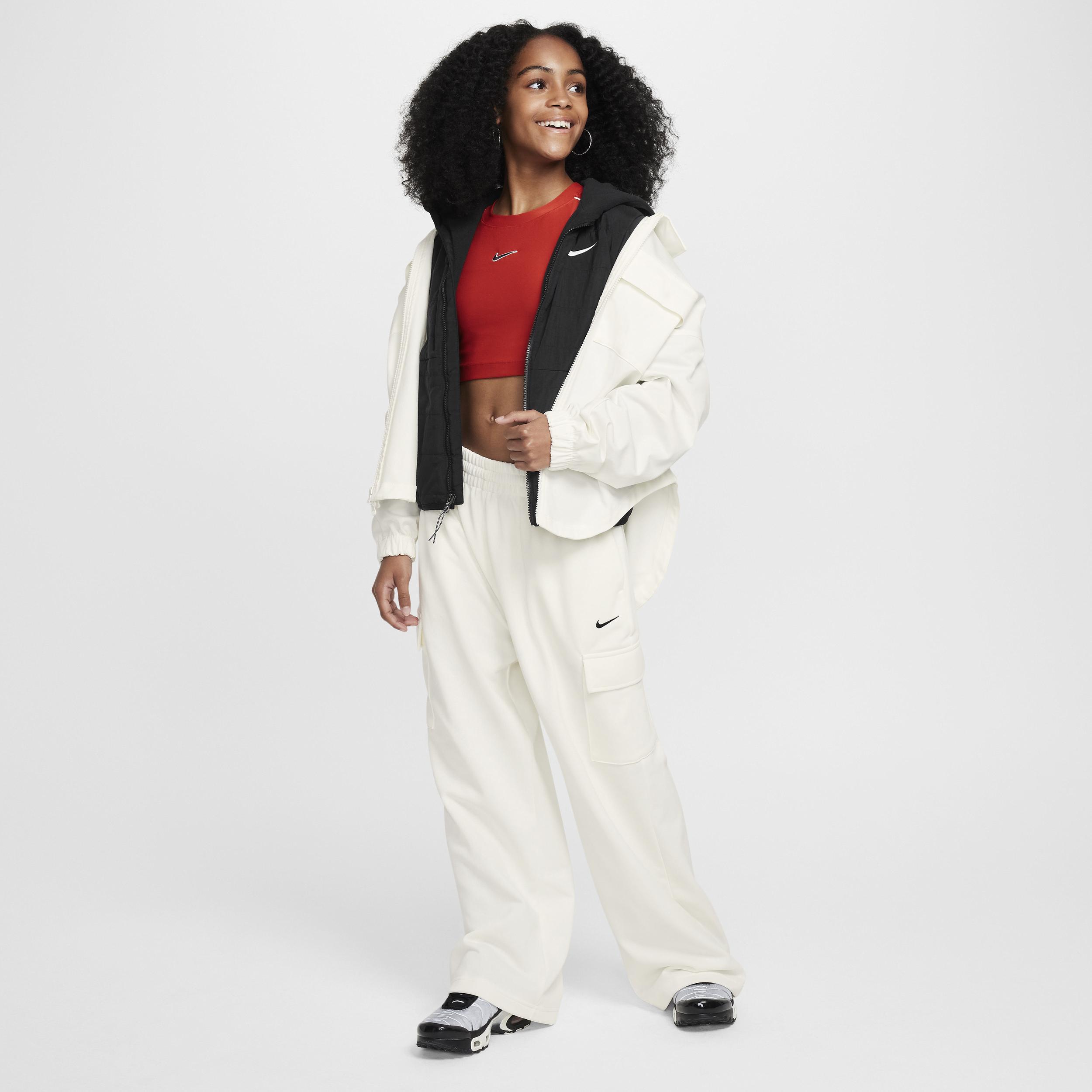 Women's Nike Sportswear Girls' Dri-FIT Oversized Fleece Pants Product Image