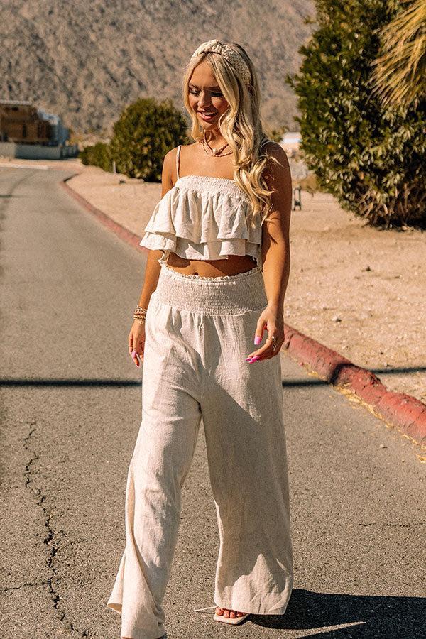 Seashells And Seychelles Crop Top Product Image