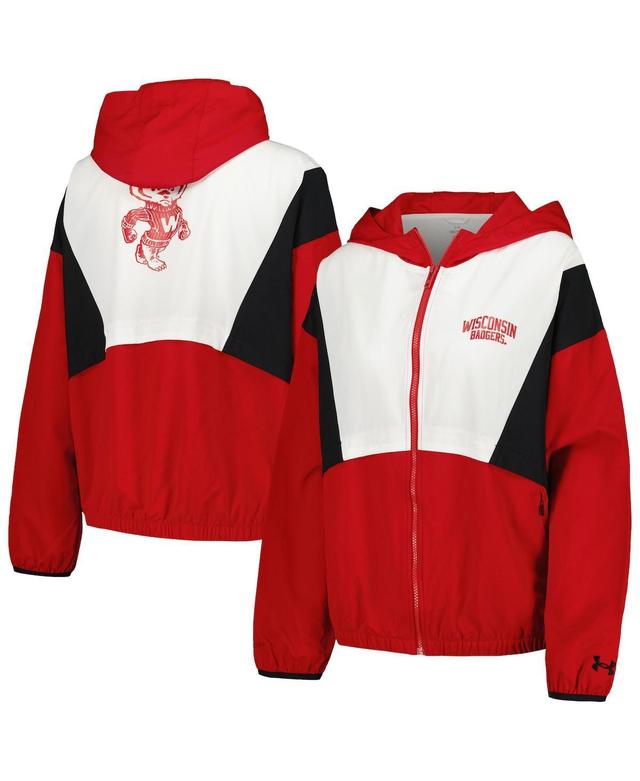 Womens Under Armour Red Wisconsin Badgers Game Day Full-Zip Jacket - Red Product Image