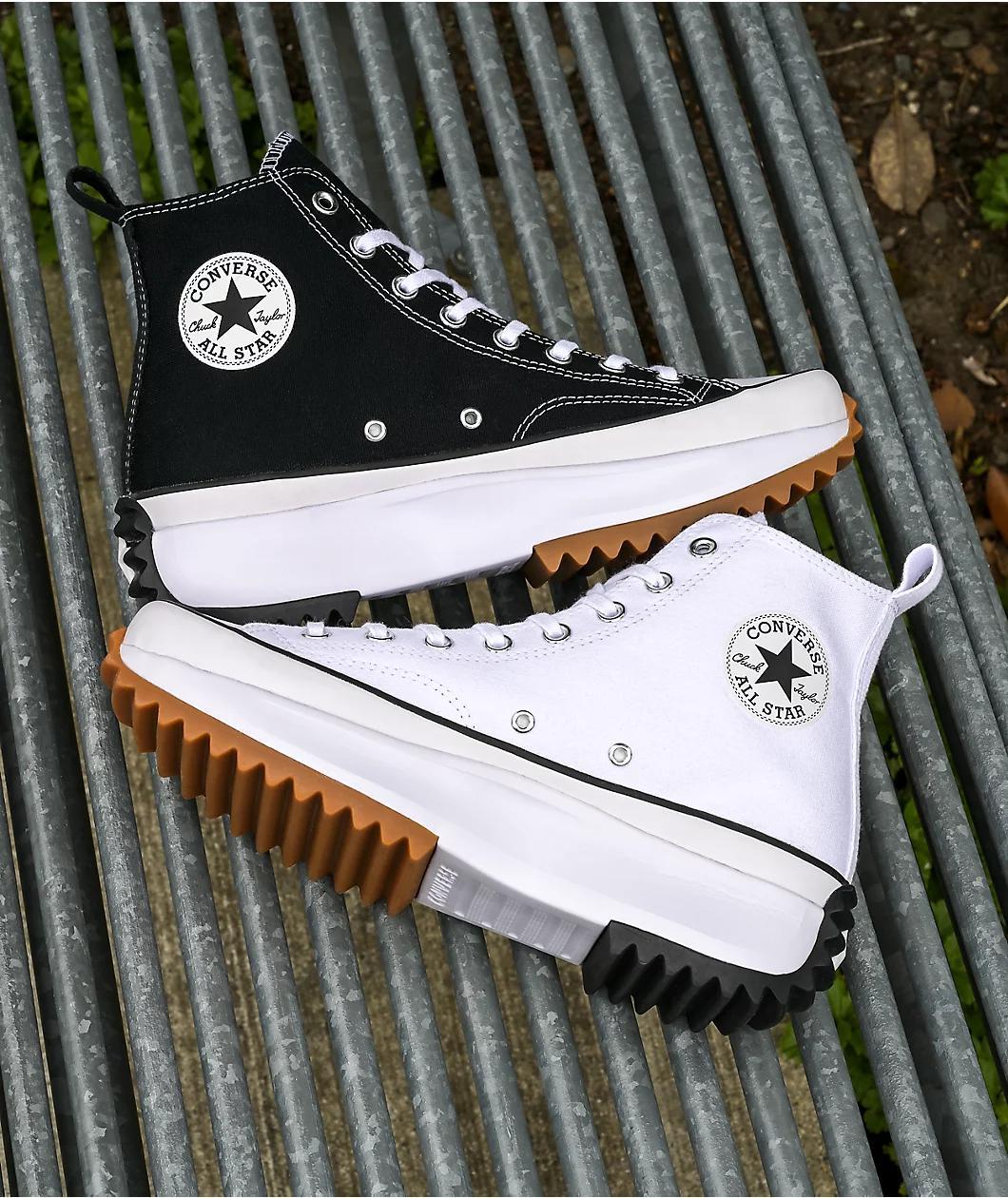 Converse Run Star Hike Black High Top Shoes Product Image