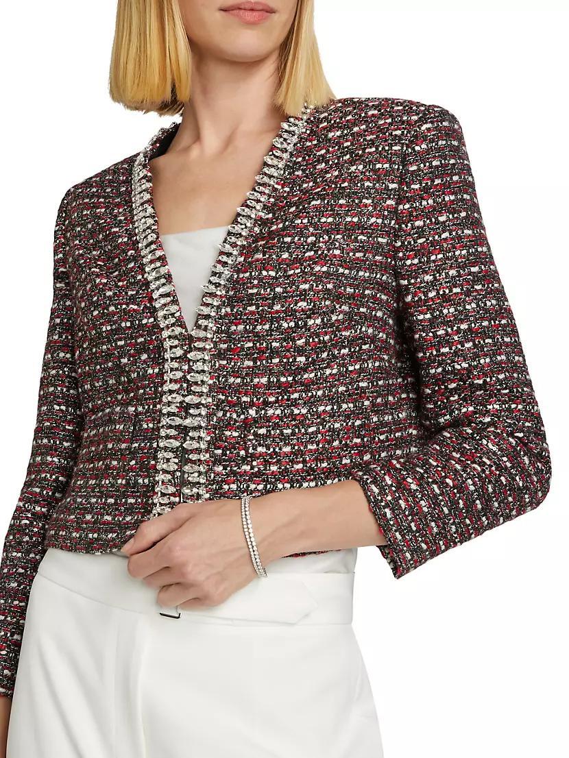 Amaya Tweed Crystal-Trim Jacket Product Image