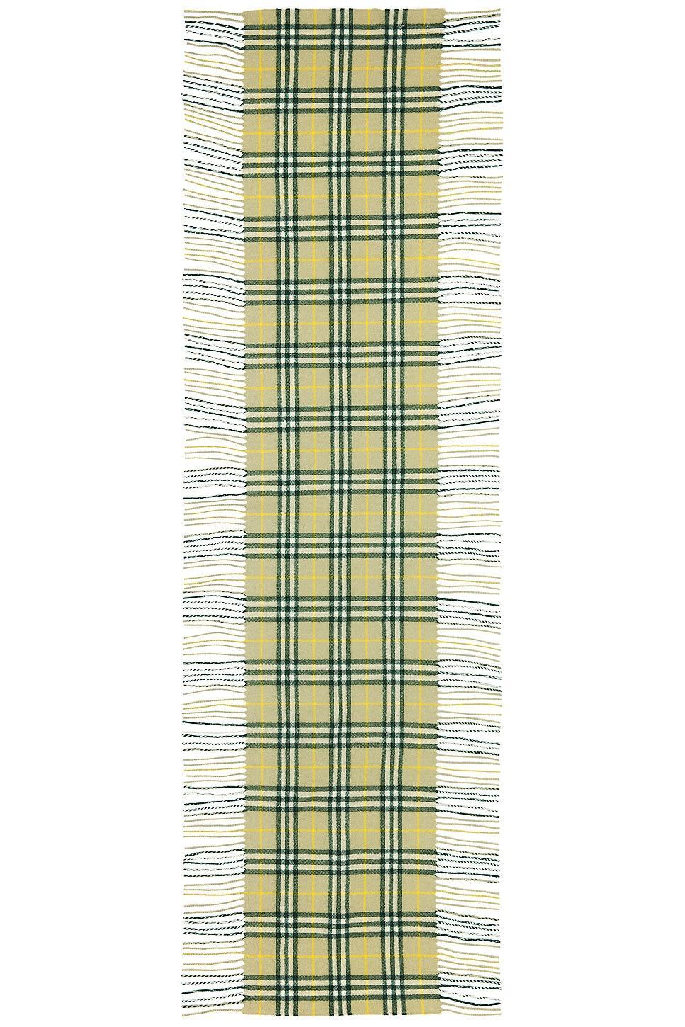 Burberry Vintage Check Scarf in Green Product Image