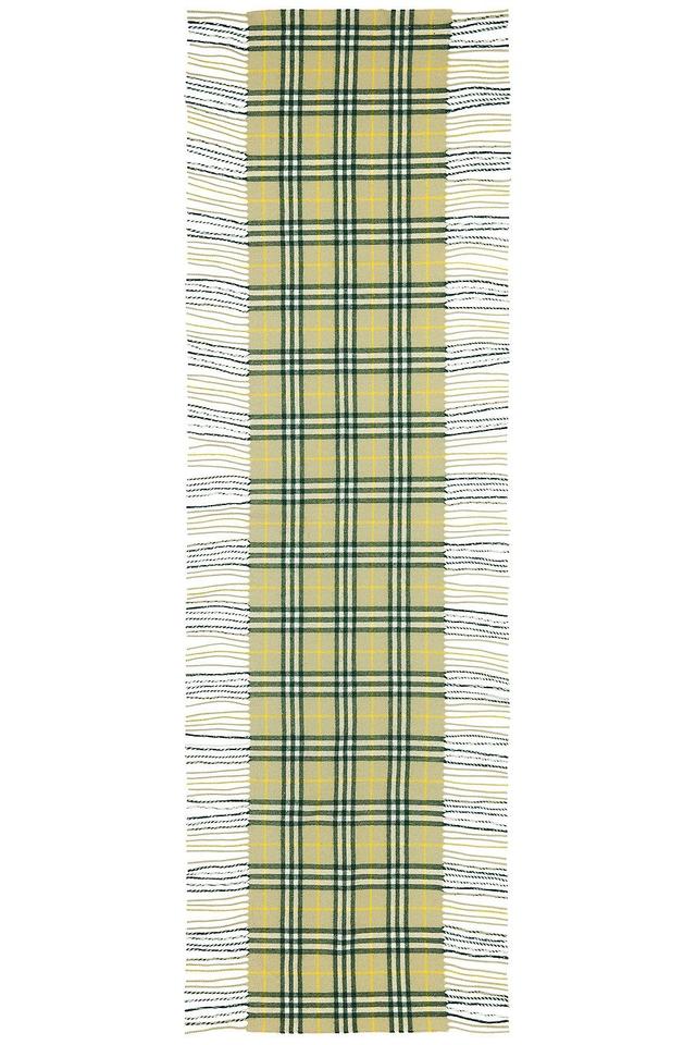 Burberry Vintage Check Scarf in Green Product Image