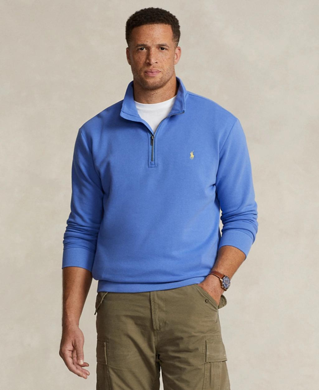 POLO RALPH LAUREN The Rl Fleece Sweatshirt In Summer Blue Product Image