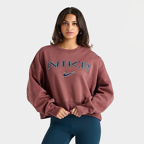 Nike Womens Sportswear Phoenix Fleece Over-Oversized Crewneck Sweatshirt Product Image