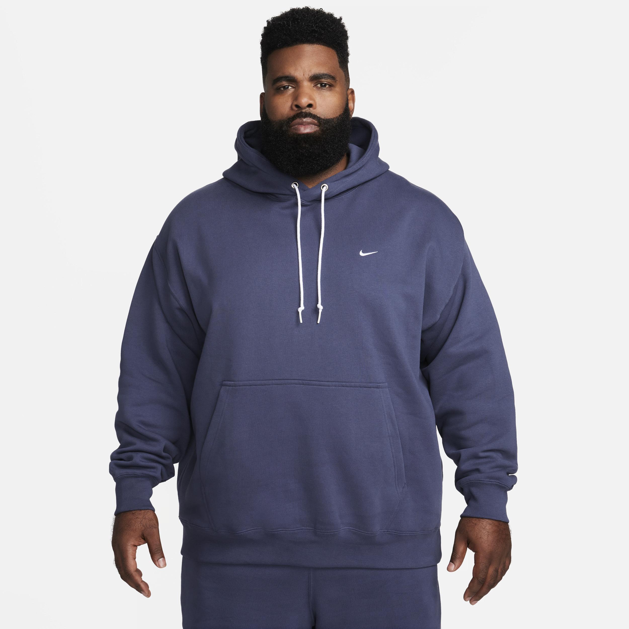 Nike Men's Solo Swoosh Fleece Pullover Hoodie Product Image