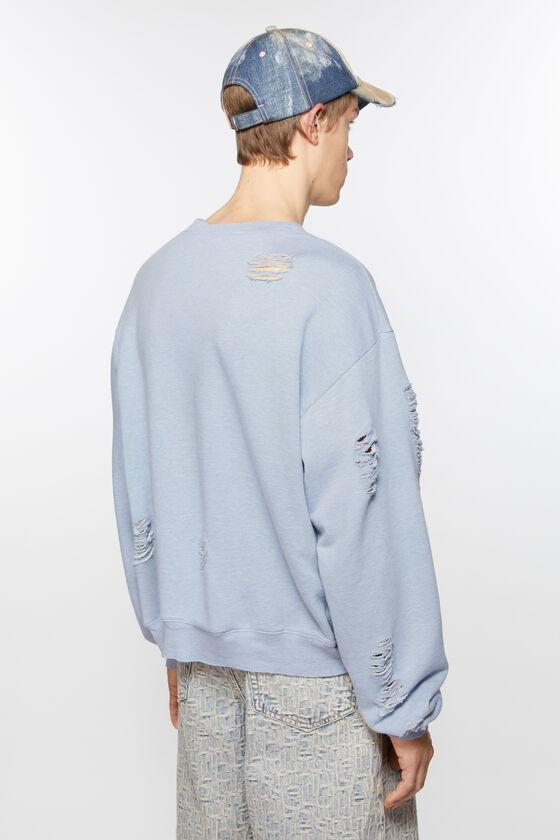 Sweater logo print distressed Product Image