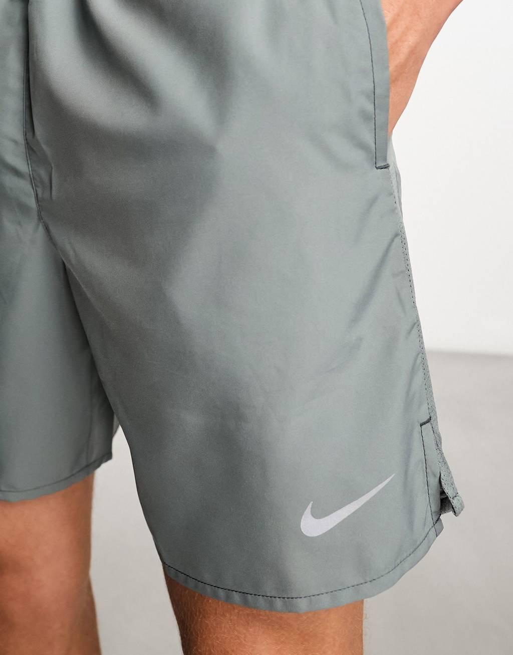 Nike Running Challenger Dri-FIT 7 inch shorts in gray Product Image