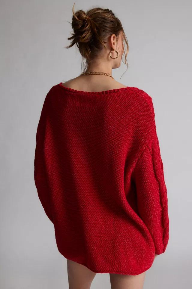 BDG Skylar Oversized Cable Knit Sweater Product Image