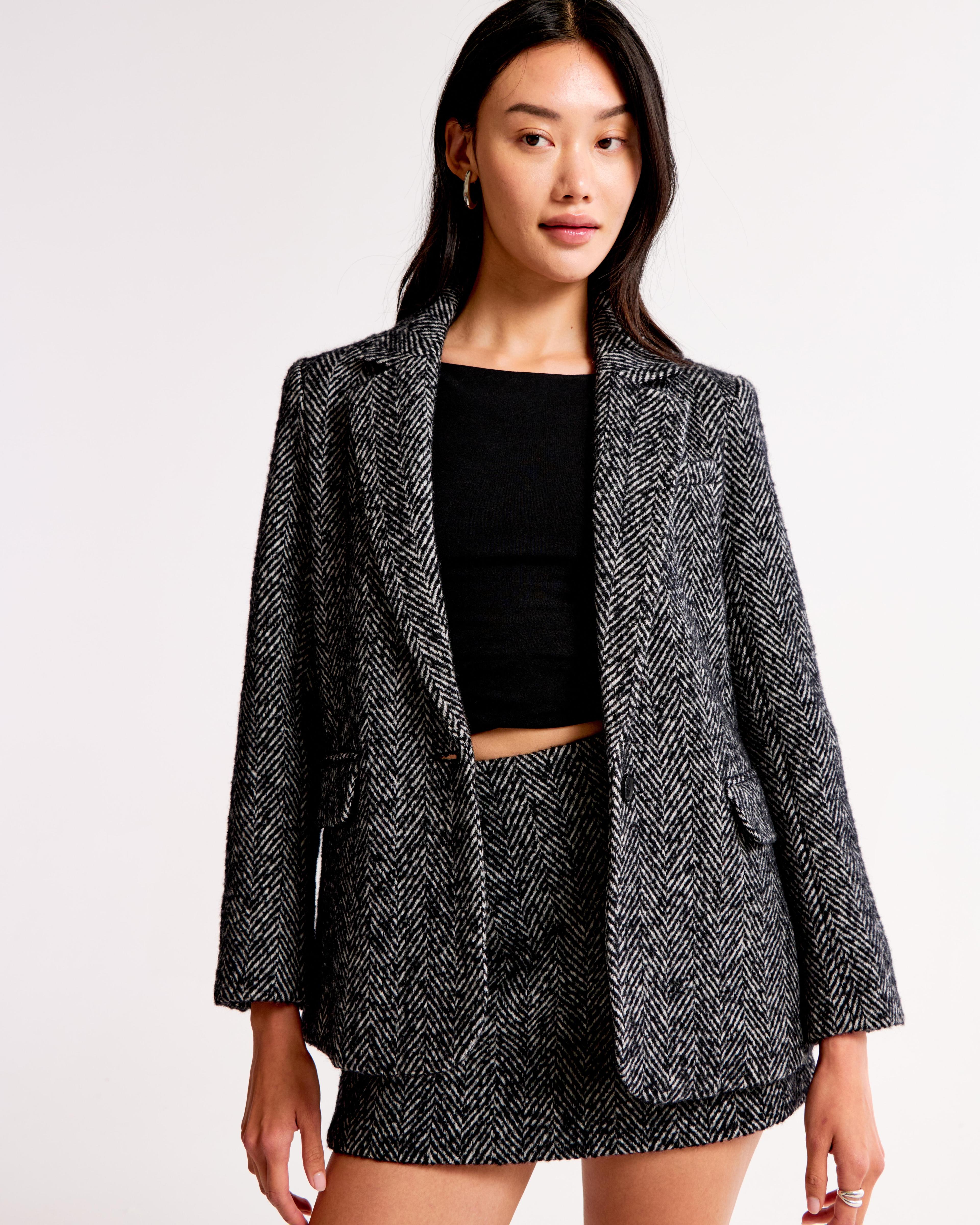 Wool-Blend Blazer Product Image