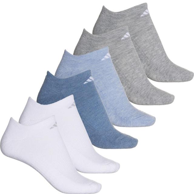 adidas Cushioned No-Show Socks - 6-Pack, Below the Ankle (For Women) Product Image