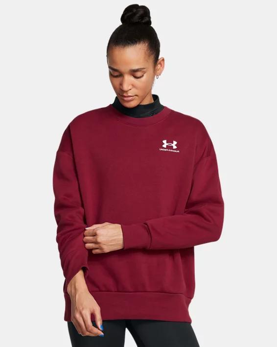 Womens UA Icon Fleece Oversized Crew Product Image