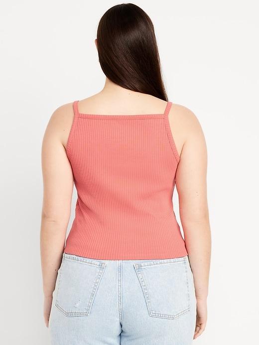 Rib-Knit Cami Tank Top Product Image