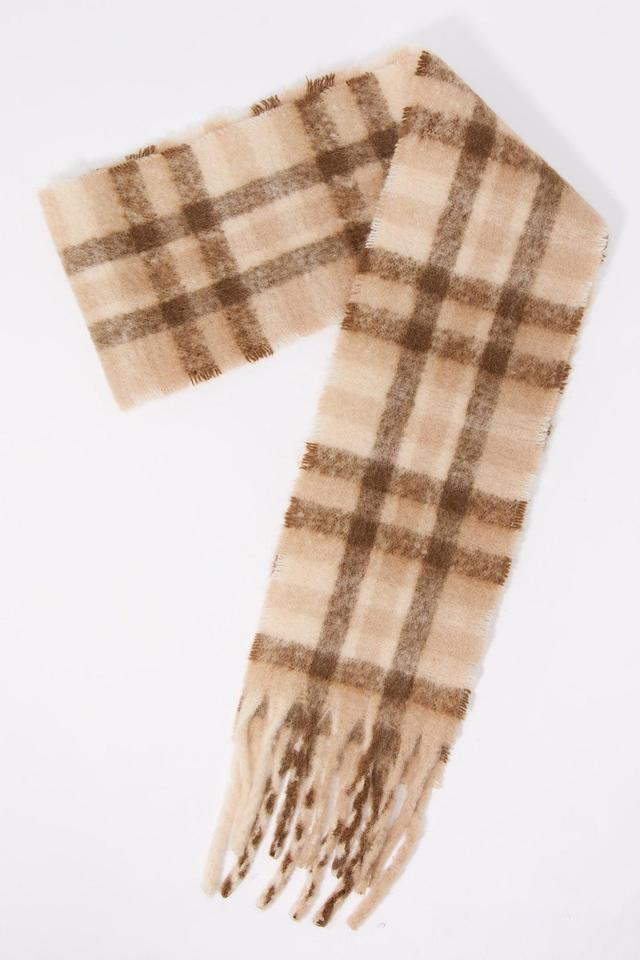 Patterned Knit Scarf Female Product Image