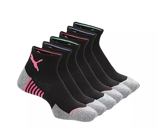 Puma Womens Quarter Crew Socks 6 Pairs Product Image