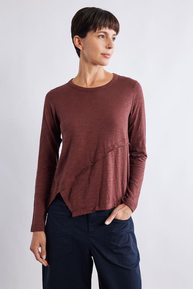 Inner Glow Asymmetric Long Sleeve Top Product Image