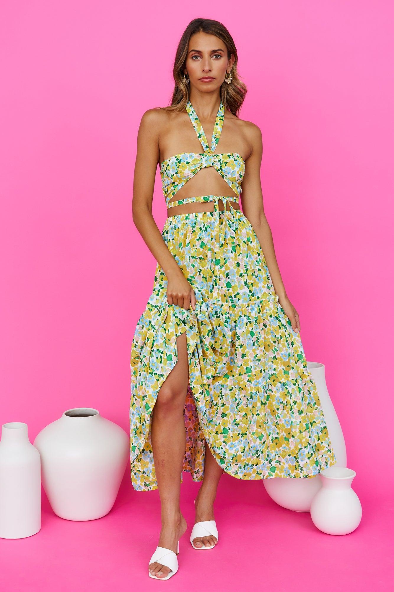 Heart Fluttering Maxi Skirt Product Image