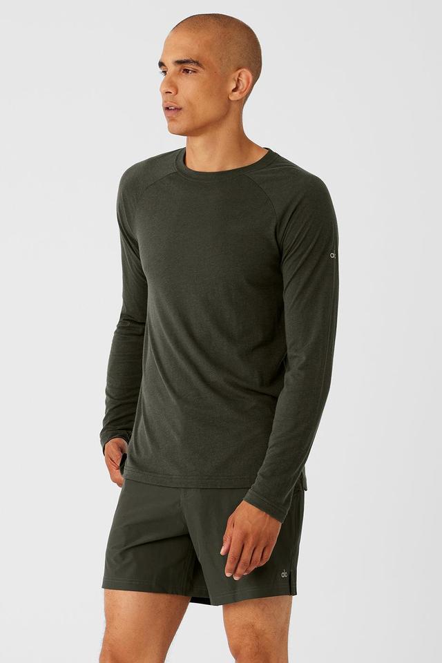 Triumph Long Sleeve Tee - Stealth Green Product Image