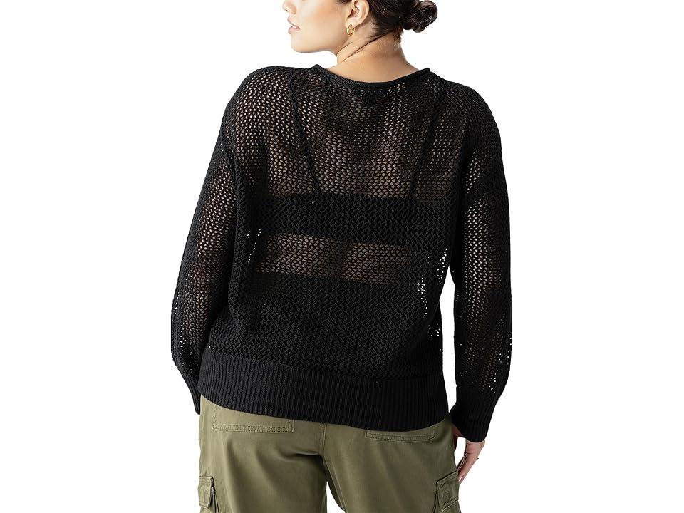 Sanctuary Open Knit Sweater Women's Clothing Product Image