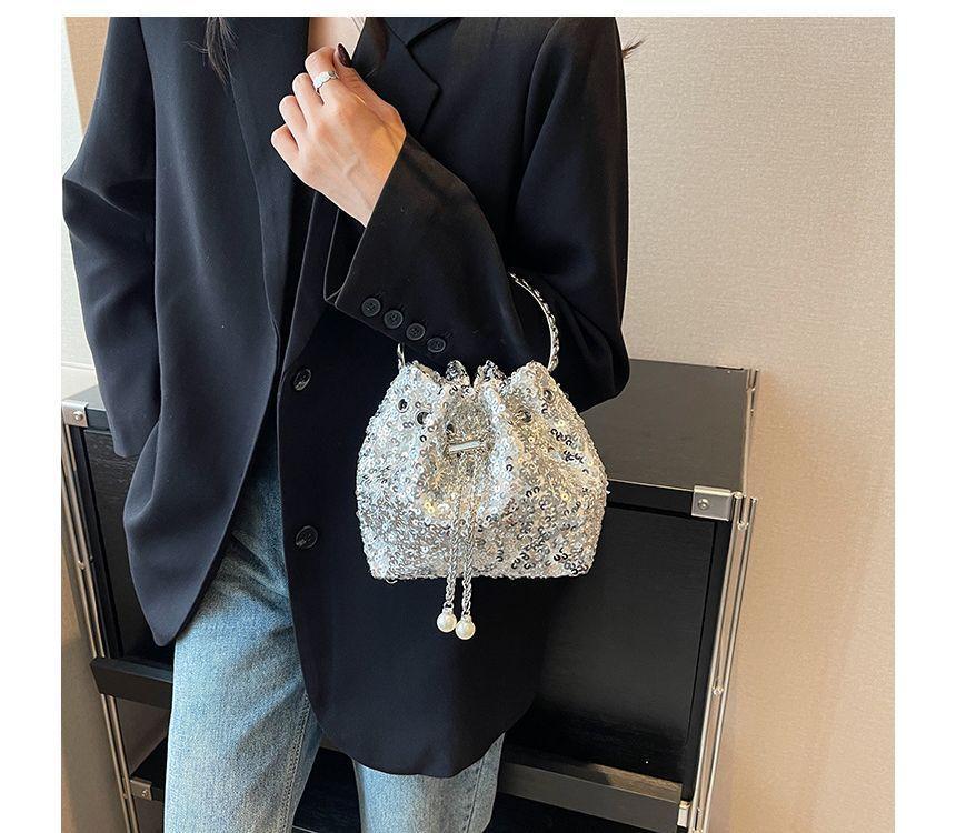 Sequined Handbag Product Image