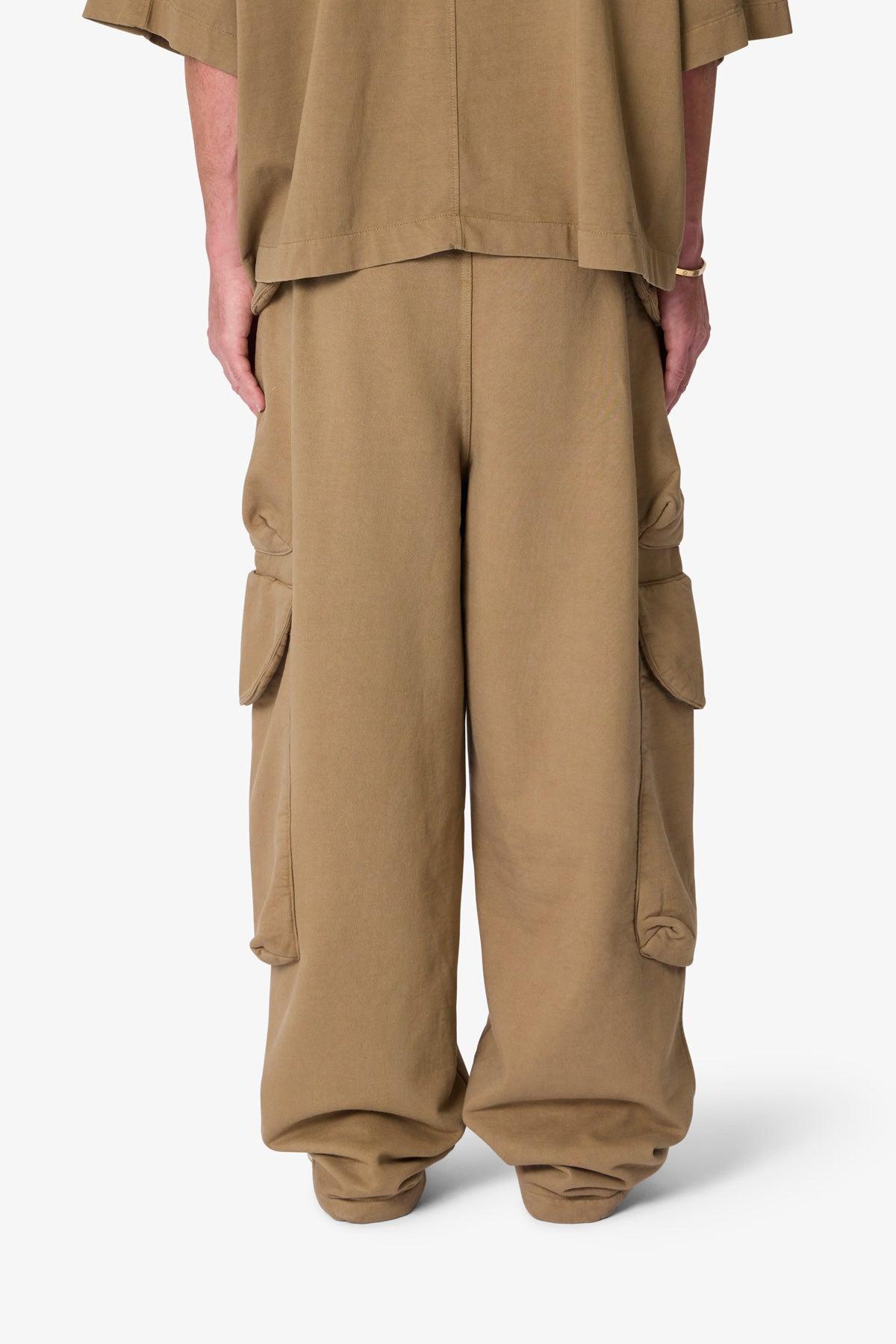 Side Cargo Pocket Sweatpants - Washed Earth Product Image