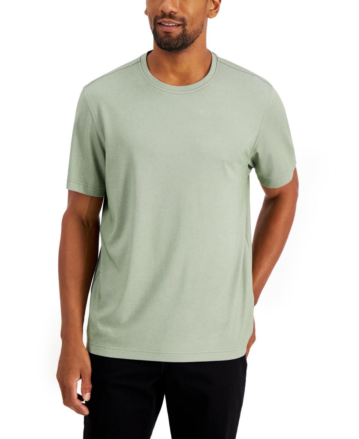 Alfani Mens Solid Supima Blend Crewneck T-Shirt, Created for Macys Product Image