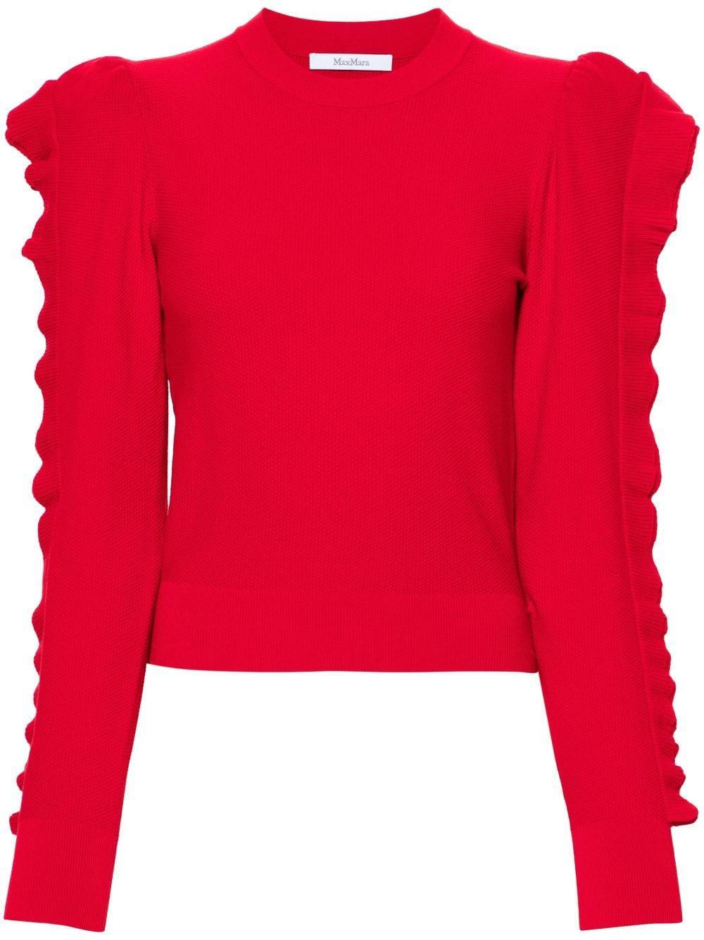 Genero Sweater In Red Product Image