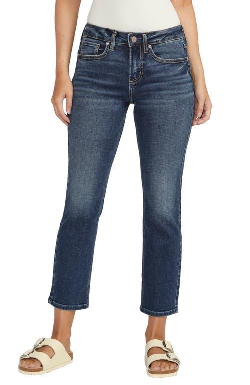 Silver Jeans Co. Suki Curvy Ankle Straight Leg Jeans Product Image