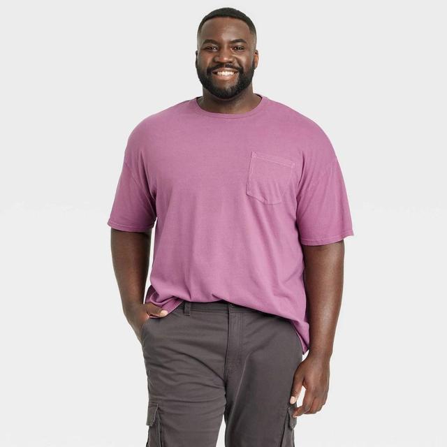 Mens Big & Tall Heavyweight Short Sleeve T-Shirt - Goodfellow & Co 4XL Product Image