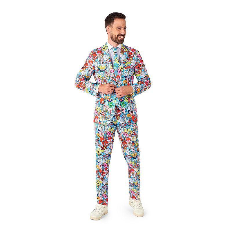 Mens OppoSuits Slim-Fit Novelty Suit & Tie Set Product Image