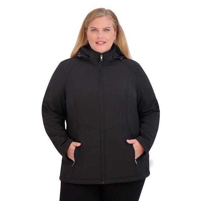 Plus Size ZeroXposur Lillian Plush-Lined Soft Shell Jacket, Womens Product Image