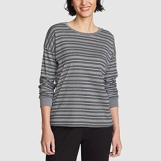 Women's Long-Sleeve Crewneck Favorite T-Shirt - Stripe product image