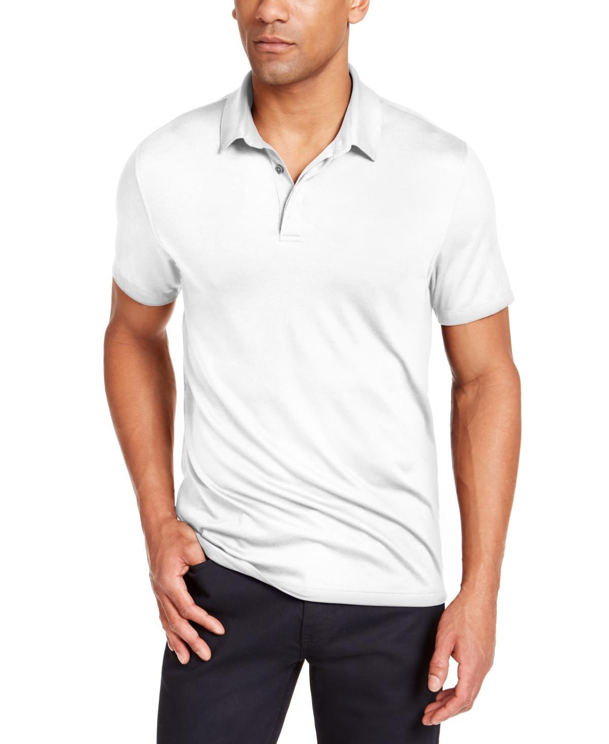 Alfani Mens AlfaTech Stretch Solid Polo Shirt, Created for Macys Product Image