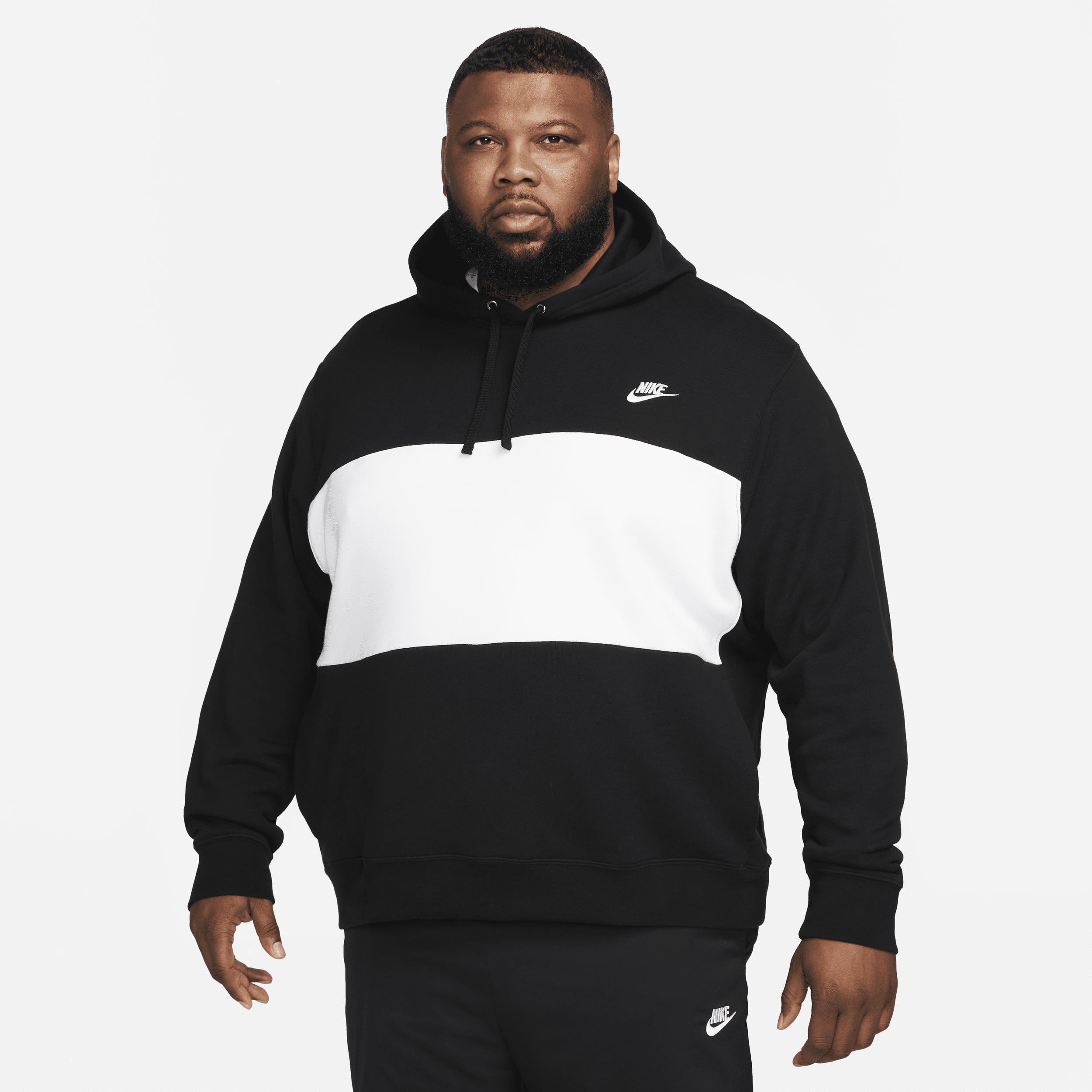 Nike Men's Club Fleece French Terry Color-Blocked Hoodie Product Image