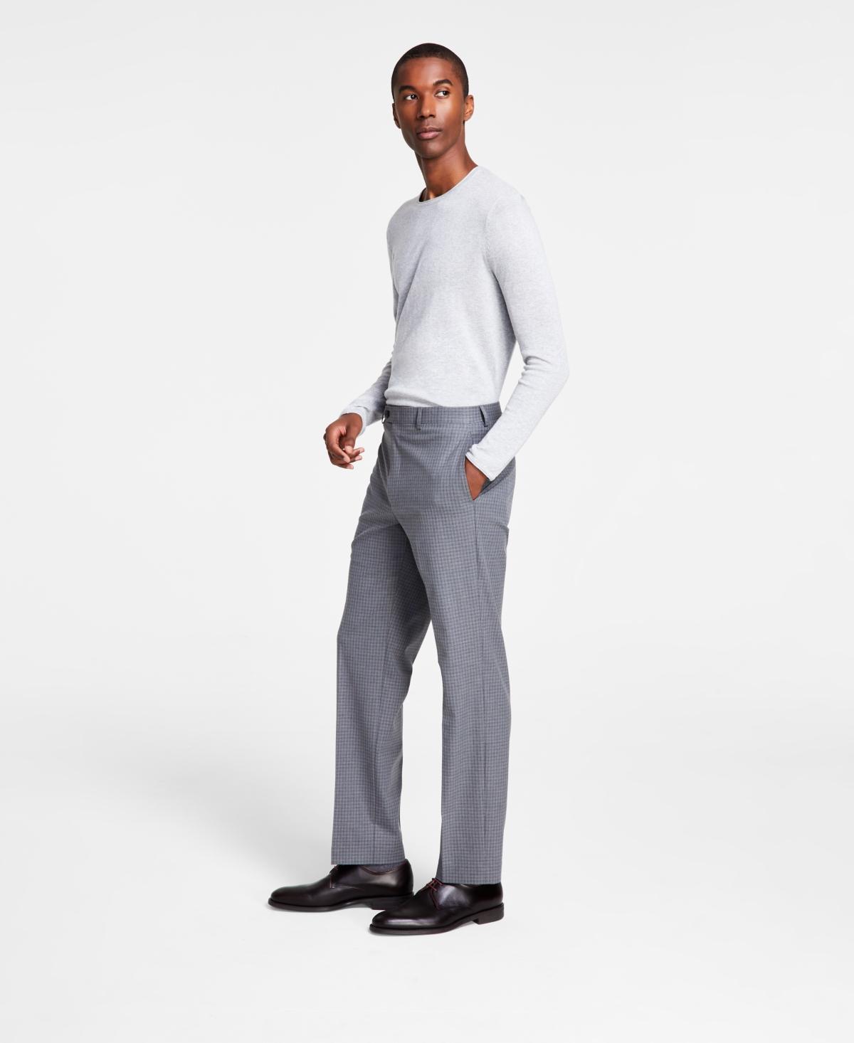 Michael Kors Mens Classic Fit Fall Patterned Pants Product Image