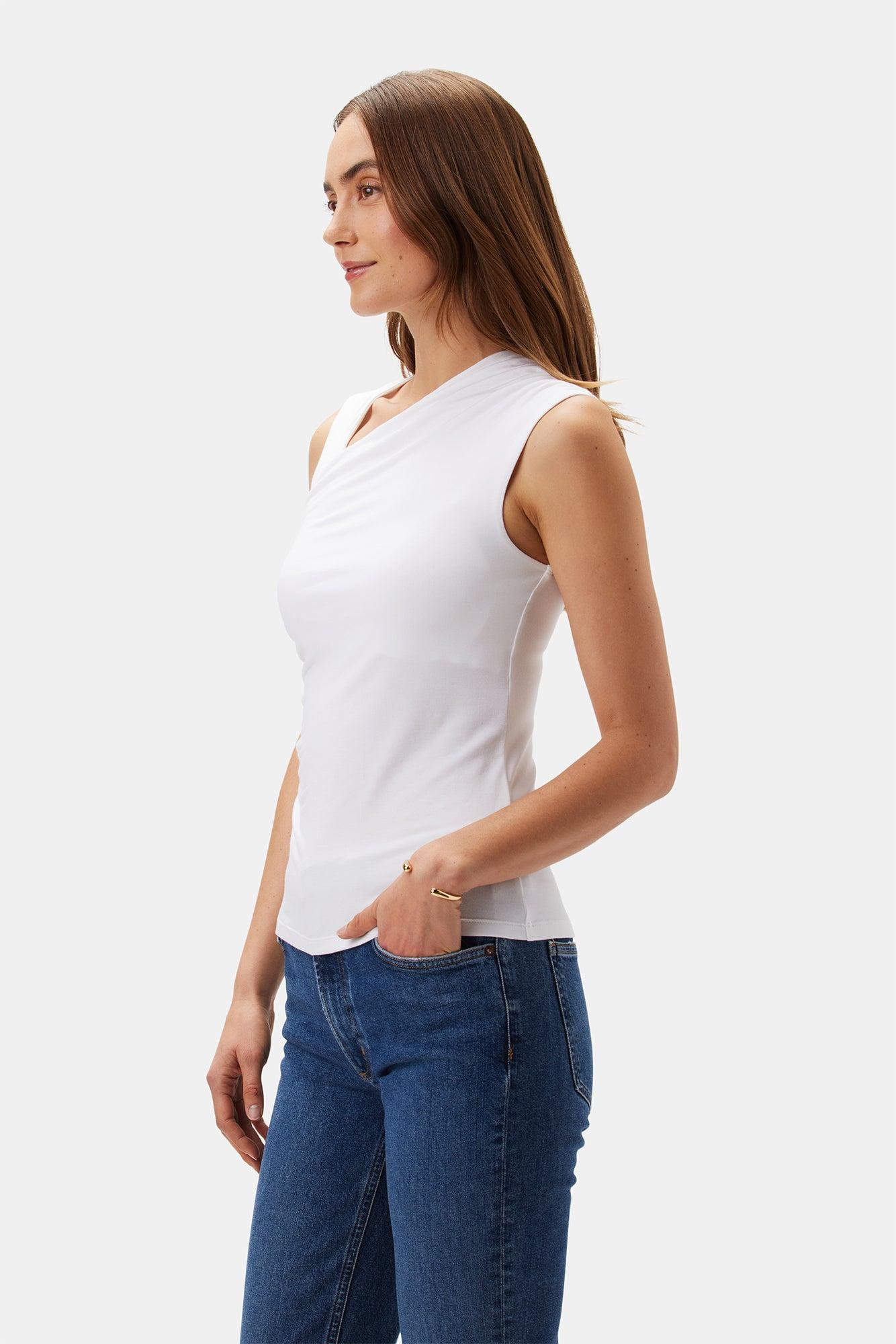 Monique Modal Tank - White Product Image