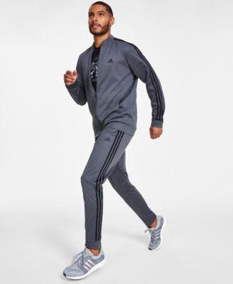 adidas Mens Tricot Heathered Logo Track Jacket Product Image