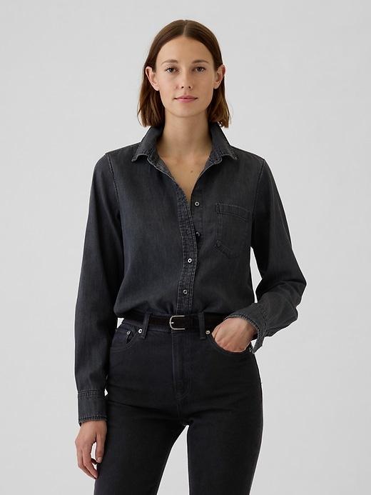 Organic Cotton Denim Perfect Shirt Product Image