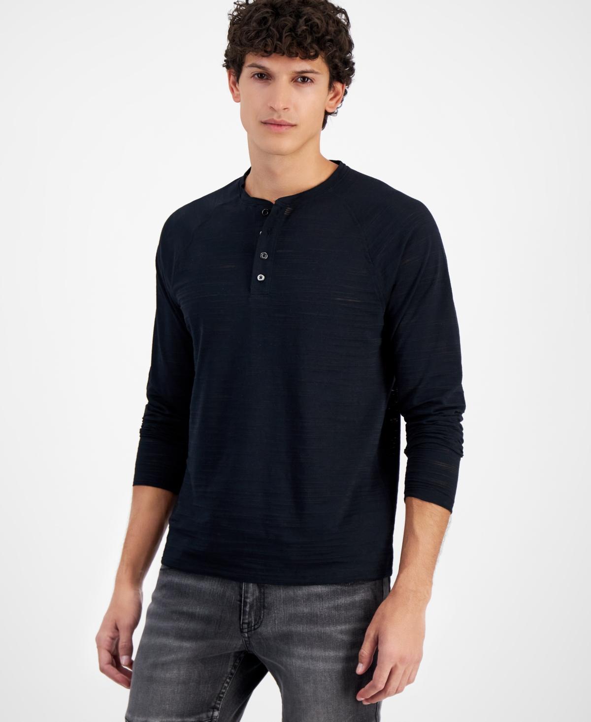 I.n.c. International Concepts Mens Long-Sleeve Raglan Shirt, Created for Macys product image