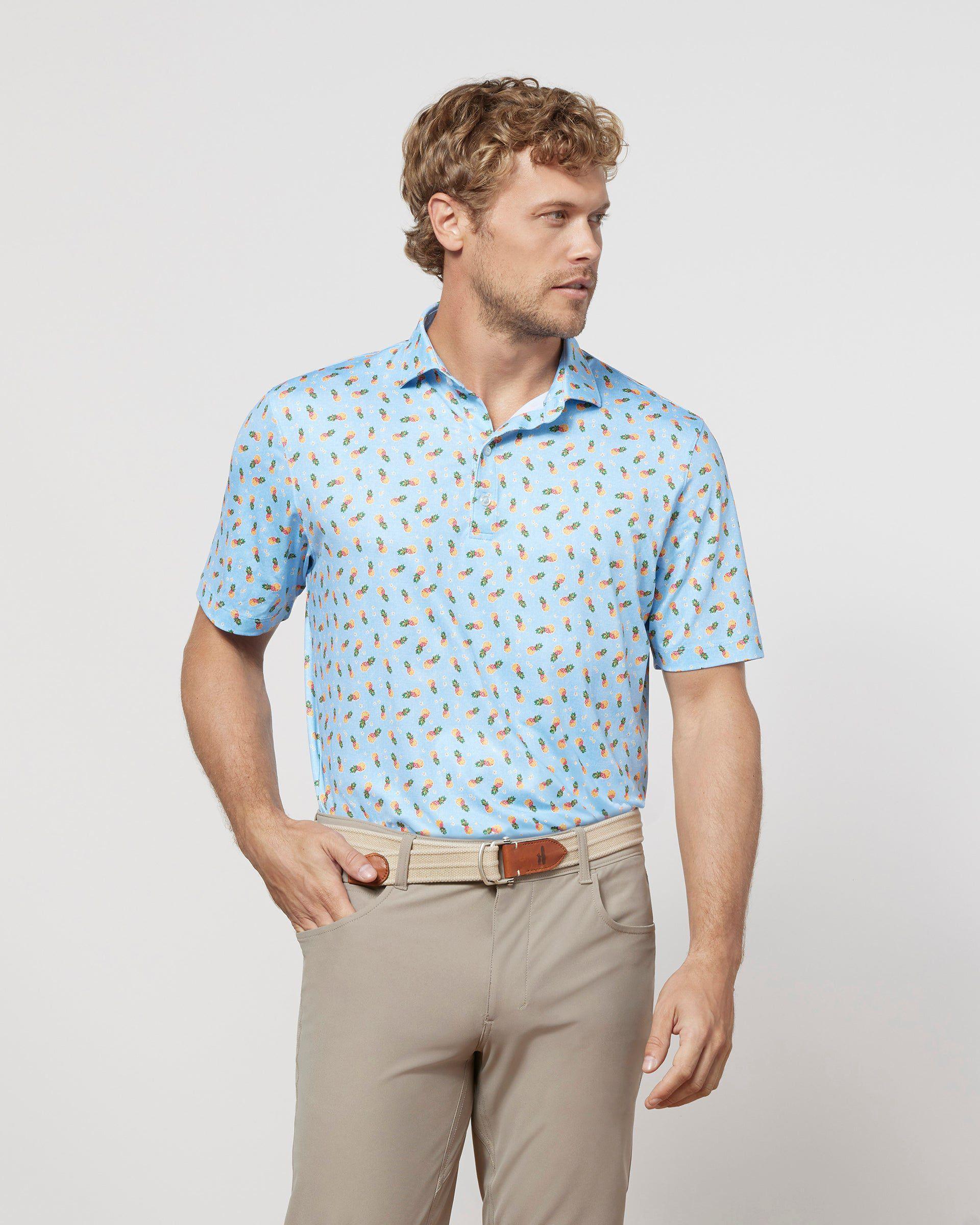 Pineapple Crush Printed Jersey Performance Polo Product Image