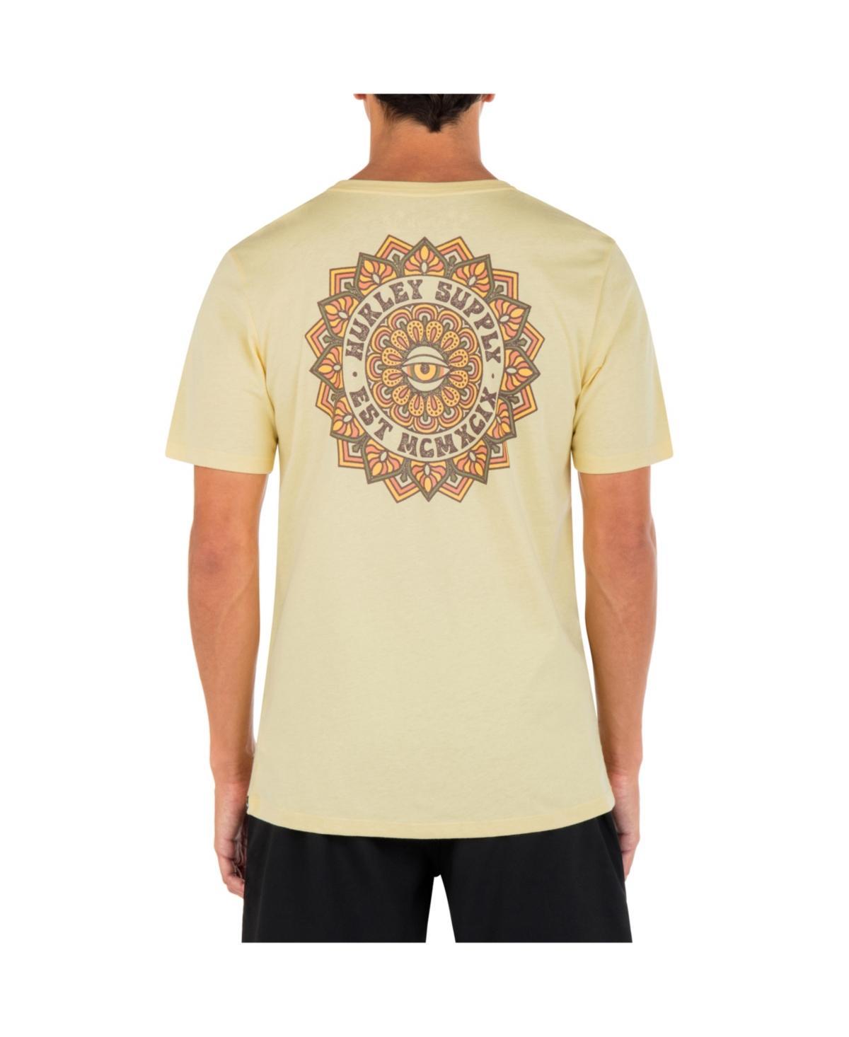 Hurley Explorer Mandala Short Sleeve Tee (Eclipse) Men's Clothing Product Image