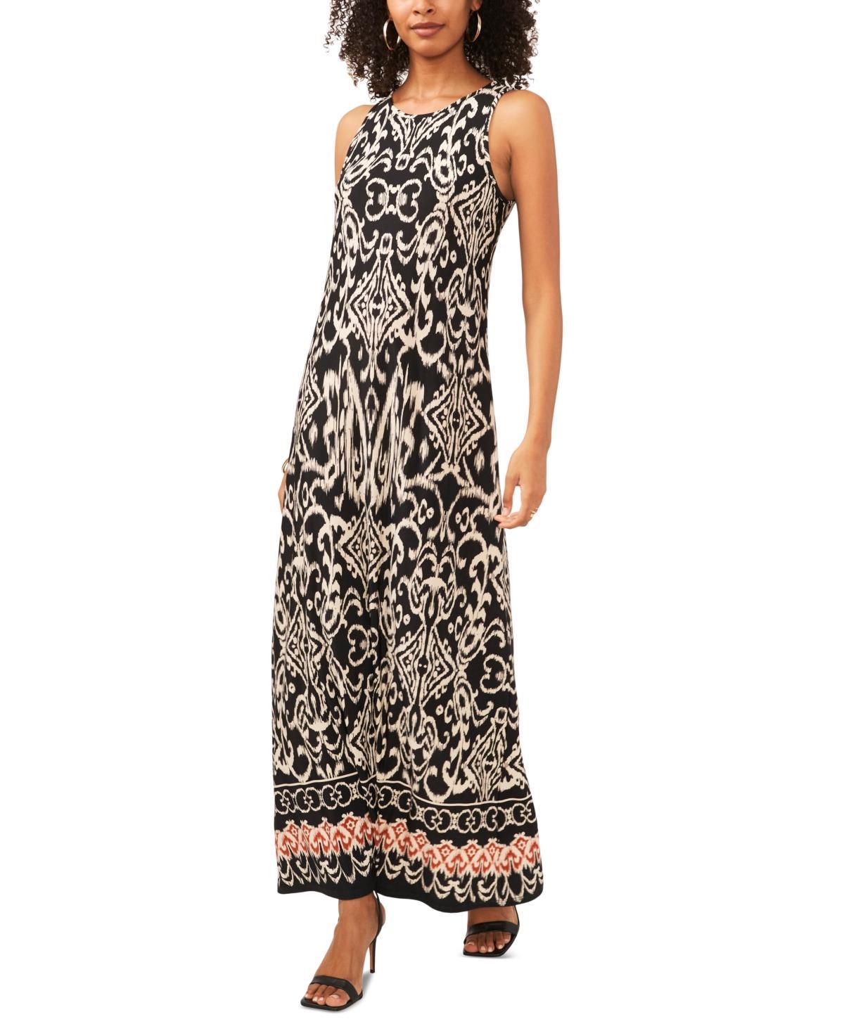 Women's Sleeveless Printed Maxi Dress Product Image